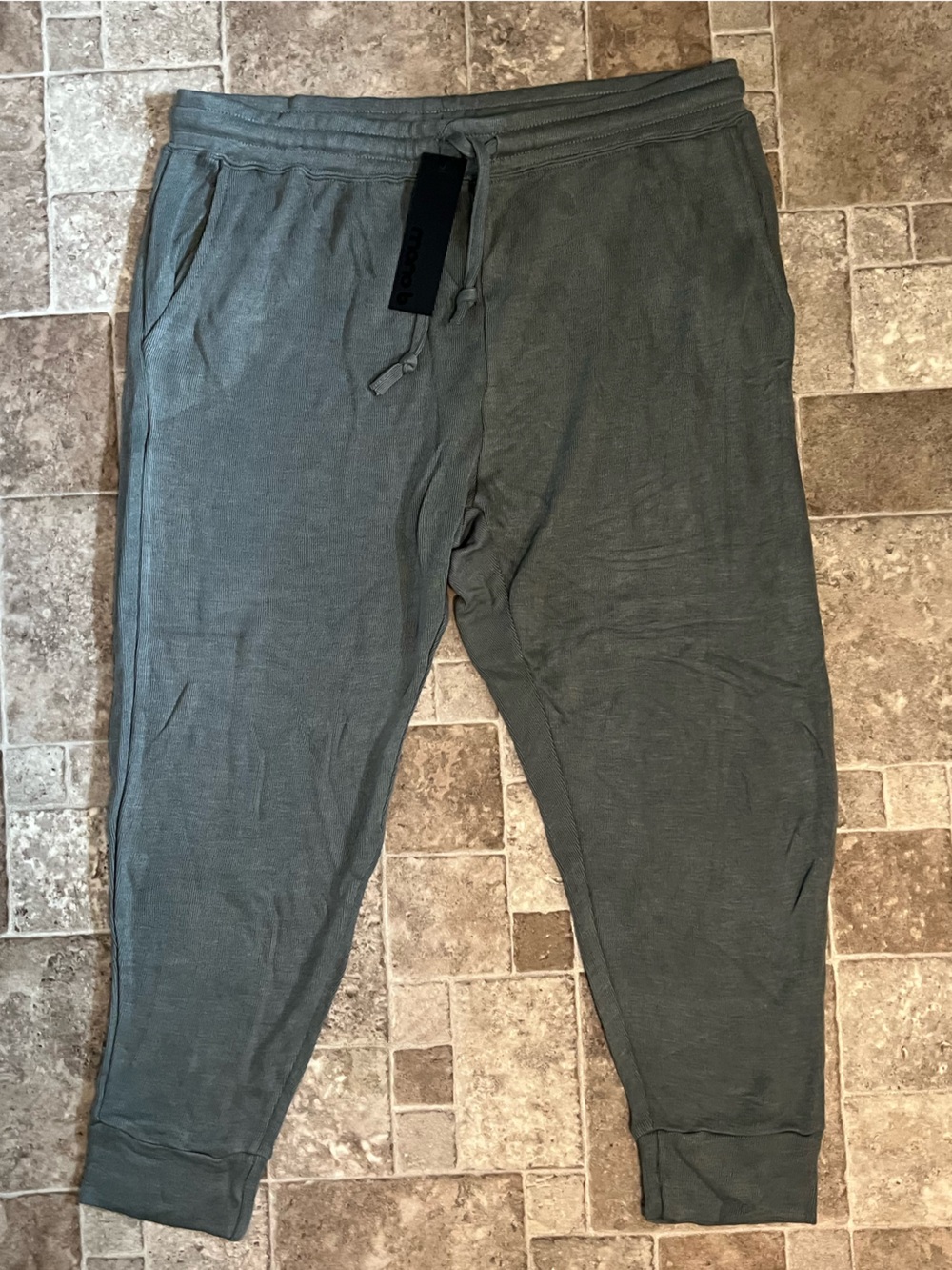 NWT 3X Mono B Women's Olive Green Joggers